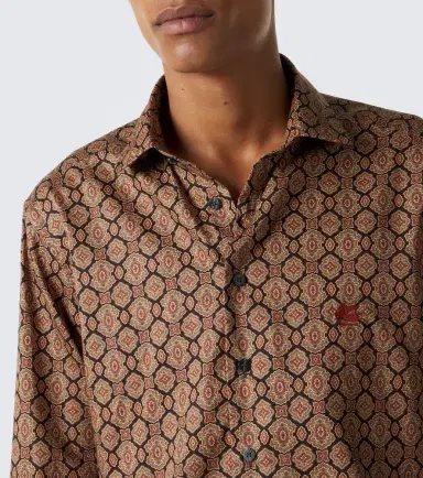 Etro Printed cotton poplin shirt | Thumbnail 4 Etro Printed cotton poplin shirt | Thumbnail 4