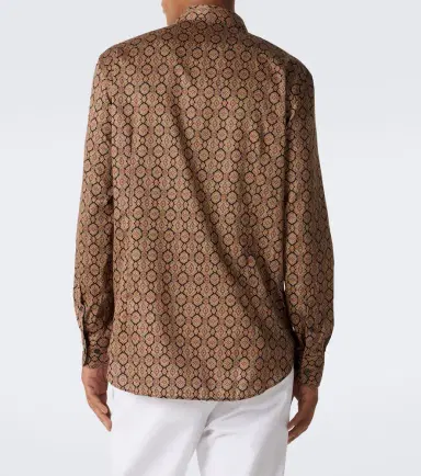 Etro Printed cotton poplin shirt | Thumbnail 5 Etro Printed cotton poplin shirt | Thumbnail 5