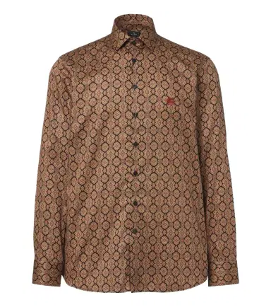 Etro Printed cotton poplin shirt | Thumbnail 1 Etro Printed cotton poplin shirt | Thumbnail 1