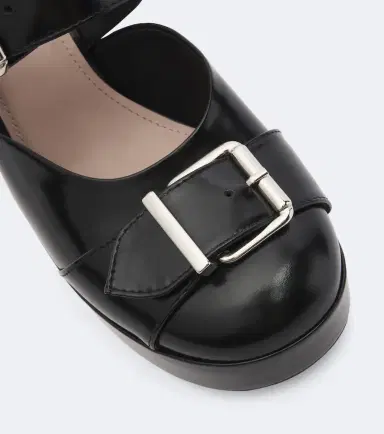Simone Rocha Buckle Sculpt leather mules | Thumbnail 3 Simone Rocha Buckle Sculpt leather mules | Thumbnail 3