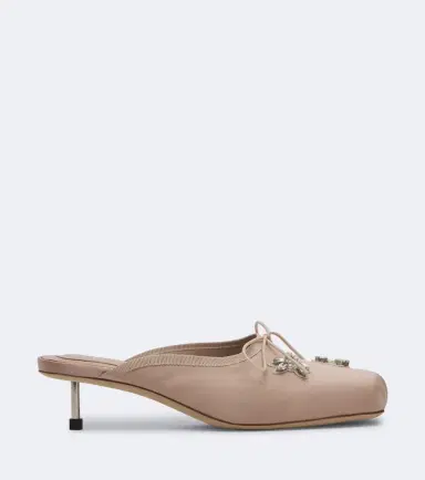 Simone Rocha Embellished satin mules | Thumbnail 4 Simone Rocha Embellished satin mules | Thumbnail 4