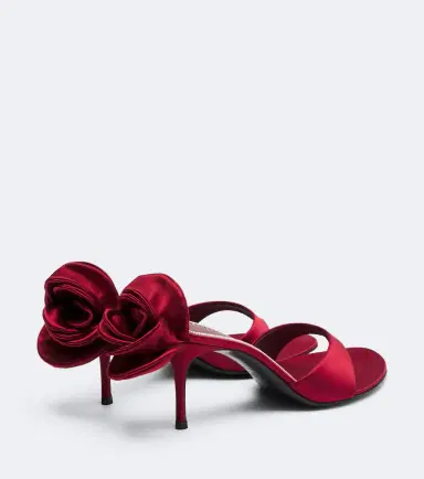 Magda Butrym Floral-appliqué satin thong sandals | Thumbnail 4 Magda Butrym Floral-appliqué satin thong sandals | Thumbnail 4