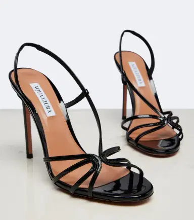 Aquazzura Talk To Me patent leather slingback sandals | Thumbnail 3 Aquazzura Talk To Me patent leather slingback sandals | Thumbnail 3