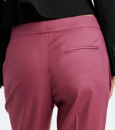 Alexander McQueen Wool gaberdine slim pants | Thumbnail 2 Alexander McQueen Wool gaberdine slim pants | Thumbnail 2