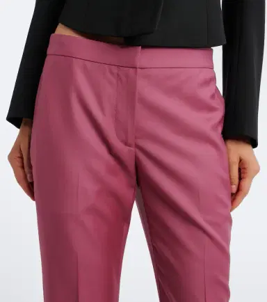 Alexander McQueen Wool gaberdine slim pants | Thumbnail 6 Alexander McQueen Wool gaberdine slim pants | Thumbnail 6