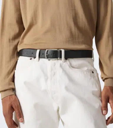 Prada Reversible Saffiano leather belt | Thumbnail 4 Prada Reversible Saffiano leather belt | Thumbnail 4