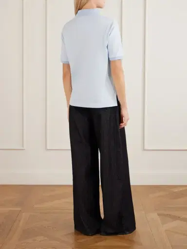Jil Sander Logo-embroidered Cotton-piqué Polo Shirt | Thumbnail 3 Jil Sander Logo-embroidered Cotton-piqué Polo Shirt | Thumbnail 3