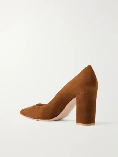 Gianvito Rossi Piper 85 Suede Pumps | Thumbnail 3 Gianvito Rossi Piper 85 Suede Pumps | Thumbnail 3