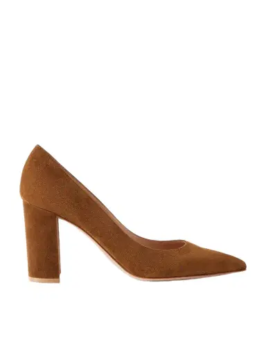 Gianvito Rossi Piper 85 Suede Pumps | Thumbnail 1 Gianvito Rossi Piper 85 Suede Pumps | Thumbnail 1