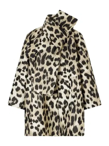 Givenchy Cocoon Leopard-print Jacquard Coat | Thumbnail 1 Givenchy Cocoon Leopard-print Jacquard Coat | Thumbnail 1