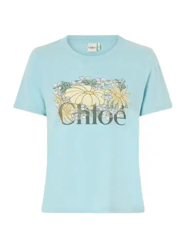 Chloé Printed Cotton-jersey T-shirt | Thumbnail 1 Chloé Printed Cotton-jersey T-shirt | Thumbnail 1