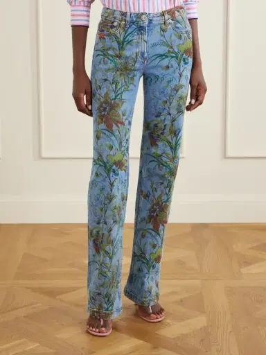 Etro Floral-print Straight-leg Jeans | Thumbnail 3 Etro Floral-print Straight-leg Jeans | Thumbnail 3