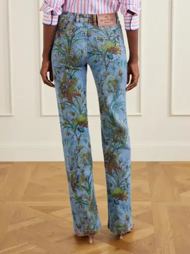 Etro Floral-print Straight-leg Jeans | Thumbnail 4 Etro Floral-print Straight-leg Jeans | Thumbnail 4