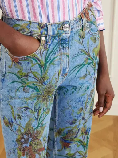 Etro Floral-print Straight-leg Jeans | Thumbnail 5 Etro Floral-print Straight-leg Jeans | Thumbnail 5