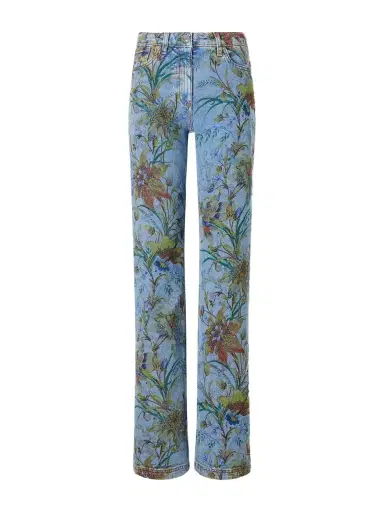 Etro Floral-print Straight-leg Jeans | Thumbnail 1 Etro Floral-print Straight-leg Jeans | Thumbnail 1