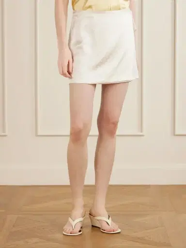 Aflalo Shejo Polka-dot Satin-jacquard Mini Skirt | Thumbnail 3 Aflalo Shejo Polka-dot Satin-jacquard Mini Skirt | Thumbnail 3