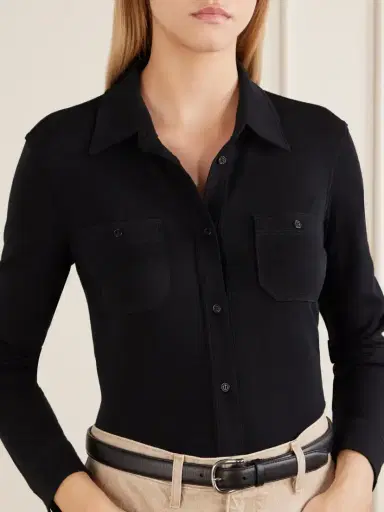 Nili Lotan Ibra Merino Wool Shirt | Thumbnail 5 Nili Lotan Ibra Merino Wool Shirt | Thumbnail 5