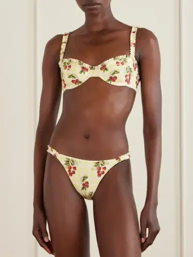 Agua by Agua Bendita Vera Printed Checked Bikini Briefs | Thumbnail 2 Agua by Agua Bendita Vera Printed Checked Bikini Briefs | Thumbnail 2