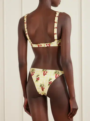 Agua by Agua Bendita Vera Printed Checked Bikini Briefs | Thumbnail 3 Agua by Agua Bendita Vera Printed Checked Bikini Briefs | Thumbnail 3