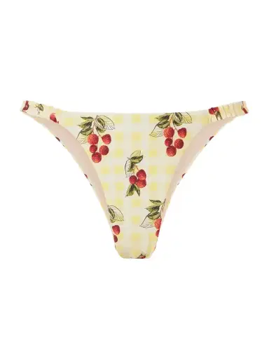 Agua by Agua Bendita Vera Printed Checked Bikini Briefs | Thumbnail 1 Agua by Agua Bendita Vera Printed Checked Bikini Briefs | Thumbnail 1