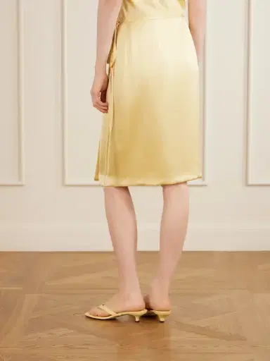 Aflalo Rixa Satin Wrap Midi Skirt | Thumbnail 4 Aflalo Rixa Satin Wrap Midi Skirt | Thumbnail 4