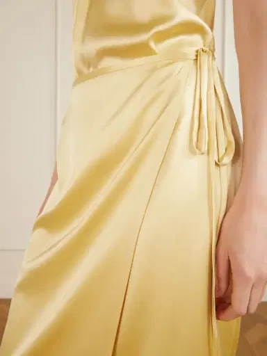 Aflalo Rixa Satin Wrap Midi Skirt | Thumbnail 5 Aflalo Rixa Satin Wrap Midi Skirt | Thumbnail 5