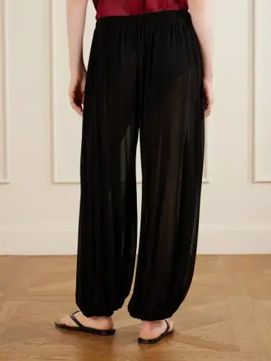 Aflalo Lolana Satin-jersey Balloon Pants | Thumbnail 3 Aflalo Lolana Satin-jersey Balloon Pants | Thumbnail 3