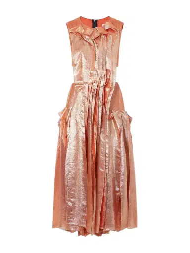 Maticevski Trailblaze Ruffled Metallic Brocade Gown | Thumbnail 1 Maticevski Trailblaze Ruffled Metallic Brocade Gown | Thumbnail 1