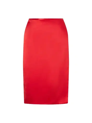 Aflalo Rixa Satin Wrap Midi Skirt | Thumbnail 1 Aflalo Rixa Satin Wrap Midi Skirt | Thumbnail 1