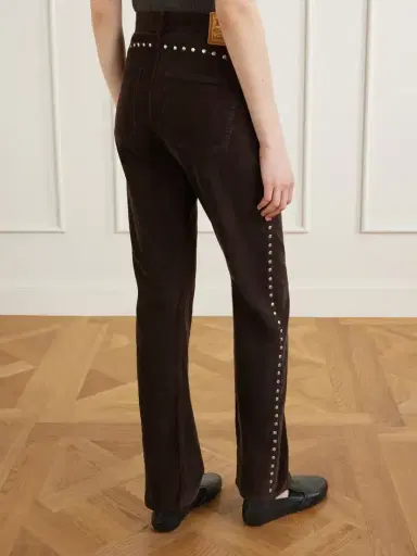 Polo Ralph Lauren Studded Stretch-cotton Corduroy Flared Pants | Thumbnail 4 Polo Ralph Lauren Studded Stretch-cotton Corduroy Flared Pants | Thumbnail 4