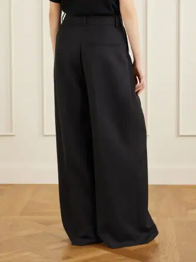 Anine Bing Lou Pleated Woven Wide-leg Pants | Thumbnail 4 Anine Bing Lou Pleated Woven Wide-leg Pants | Thumbnail 4
