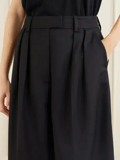 Anine Bing Lou Pleated Woven Wide-leg Pants | Thumbnail 5 Anine Bing Lou Pleated Woven Wide-leg Pants | Thumbnail 5
