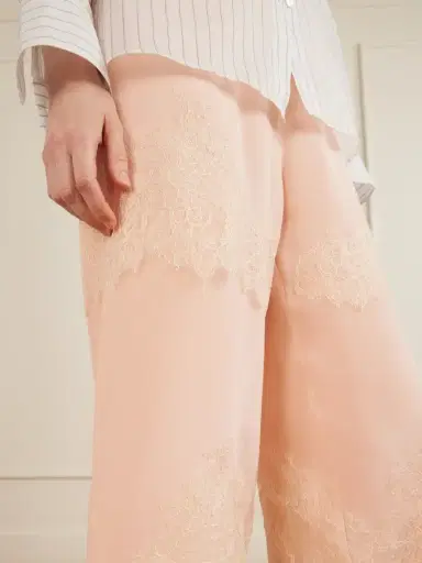 Aflalo Auden Lace-trimmed Silk-satin Shorts | Thumbnail 5 Aflalo Auden Lace-trimmed Silk-satin Shorts | Thumbnail 5
