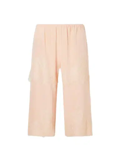 Aflalo Auden Lace-trimmed Silk-satin Shorts | Thumbnail 1 Aflalo Auden Lace-trimmed Silk-satin Shorts | Thumbnail 1