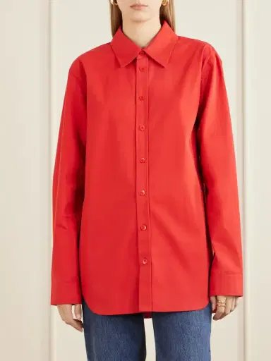 Tibi Easy Cotton-twill Gabardine Shirt | Thumbnail 3 Tibi Easy Cotton-twill Gabardine Shirt | Thumbnail 3
