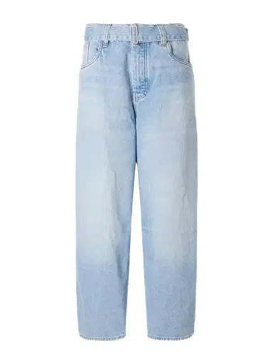 Studio Nicholson Cahuin Belted Mid-rise Wide-leg Jeans | Thumbnail 1 Studio Nicholson Cahuin Belted Mid-rise Wide-leg Jeans | Thumbnail 1