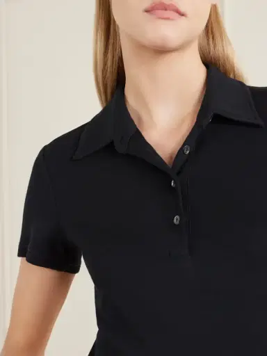 Nili Lotan Trayelle Merino Wool Polo Shirt | Thumbnail 5 Nili Lotan Trayelle Merino Wool Polo Shirt | Thumbnail 5