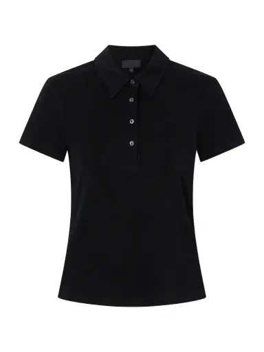 Nili Lotan Trayelle Merino Wool Polo Shirt | Thumbnail 1 Nili Lotan Trayelle Merino Wool Polo Shirt | Thumbnail 1