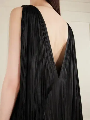 Aflalo Celestia Plissé-satin Maxi Dress | Thumbnail 5 Aflalo Celestia Plissé-satin Maxi Dress | Thumbnail 5