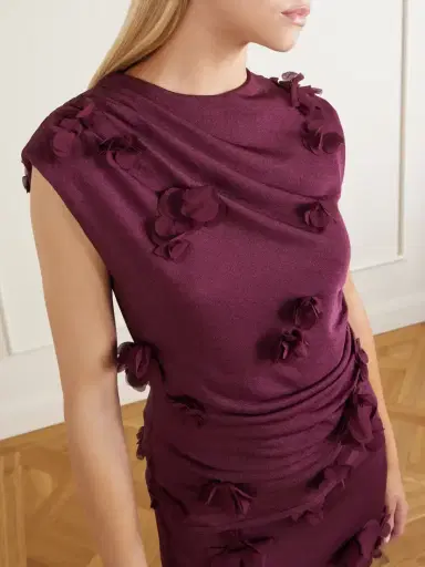 Simkhai Tessa Appliquéd Tulle Blouse | Thumbnail 4 Simkhai Tessa Appliquéd Tulle Blouse | Thumbnail 4