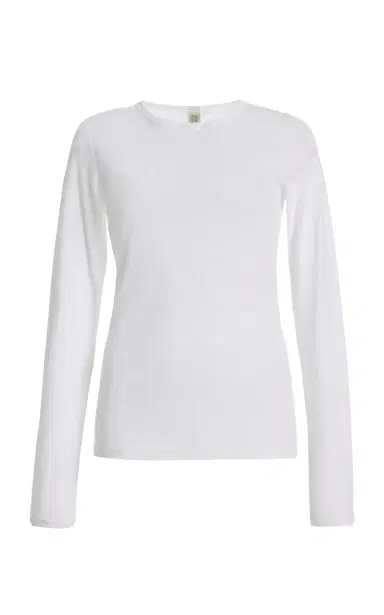 FLORE FLORE Olivia Long-Sleeved Cotton Top | Thumbnail 1 FLORE FLORE Olivia Long-Sleeved Cotton Top | Thumbnail 1