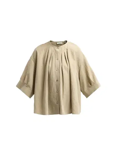 Vince Women's Gathered A-Line Shirt | Thumbnail 1 Vince Women's Gathered A-Line Shirt | Thumbnail 1
