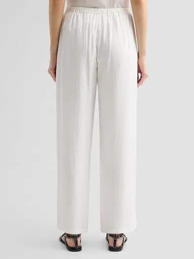 Theory Women's Flowy Silk Twill Pants - | Thumbnail 3 Theory Women's Flowy Silk Twill Pants - | Thumbnail 3