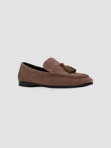 Black Suede Studio Women's Finn Croc Suede Loafers - Brown Croc Suede - Size 11 | Thumbnail 2 Black Suede Studio Women's Finn Croc Suede Loafers - Brown Croc Suede - Size 11 | Thumbnail 2