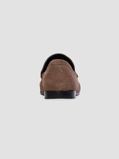 Black Suede Studio Women's Finn Croc Suede Loafers - Brown Croc Suede - Size 11 | Thumbnail 4 Black Suede Studio Women's Finn Croc Suede Loafers - Brown Croc Suede - Size 11 | Thumbnail 4