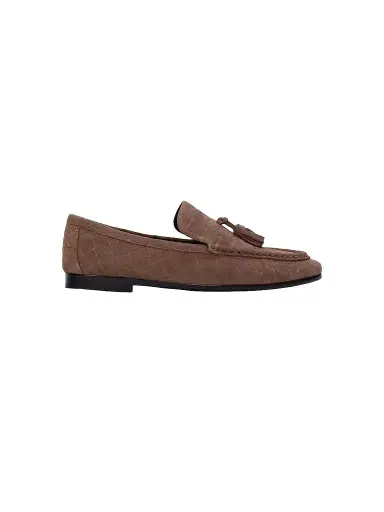Black Suede Studio Women's Finn Croc Suede Loafers - Brown Croc Suede - Size 11 | Thumbnail 1 Black Suede Studio Women's Finn Croc Suede Loafers - Brown Croc Suede - Size 11 | Thumbnail 1