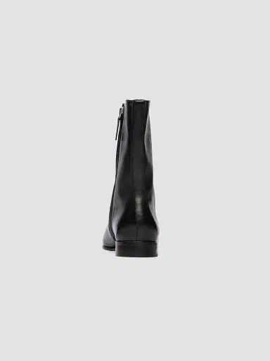Black Suede Studio Women's Aries Leather Boots - Black Leather - Size 12 | Thumbnail 4 Black Suede Studio Women's Aries Leather Boots - Black Leather - Size 12 | Thumbnail 4