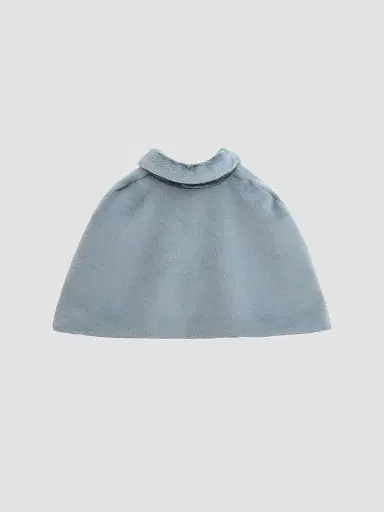 Tulleen Little Girl's & Girl's Faux Fur Cape - Blue | Thumbnail 2 Tulleen Little Girl's & Girl's Faux Fur Cape - Blue | Thumbnail 2