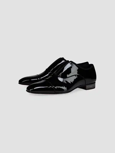 Christian Louboutin Men's Alphamale Galvin Patent Leather Slip-On Oxfords | Thumbnail 2 Christian Louboutin Men's Alphamale Galvin Patent Leather Slip-On Oxfords | Thumbnail 2