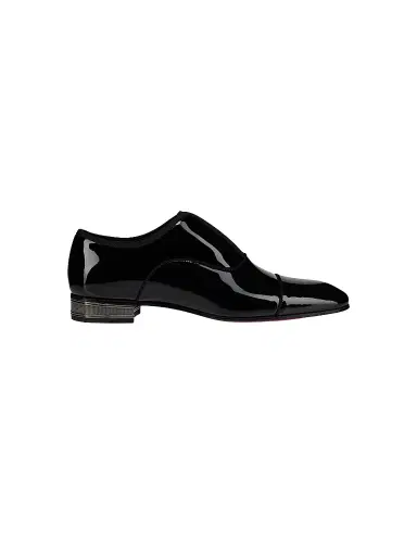 Christian Louboutin Men's Alphamale Galvin Patent Leather Slip-On Oxfords | Thumbnail 1 Christian Louboutin Men's Alphamale Galvin Patent Leather Slip-On Oxfords | Thumbnail 1